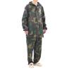 Mens Camo Print 2-Piece Rain Suit with Hood - XXL Waterproof