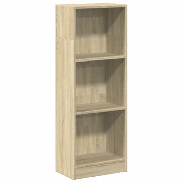 Sonoma Oak Bookcase - Stylish & Durable Storage Solution