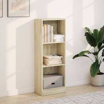 Sonoma Oak Bookcase - Stylish & Durable Storage Solution