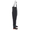 Chest Waders with Boots Black Size 46 - Durable & Water-Resistant