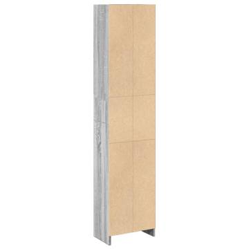 Bookcase Grey Sonoma 40x24x176 cm - Stylish Storage Solution