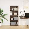 Stylish Brown Oak Bookcase - 60x24x143 cm | Hipomarket