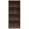 Stylish Brown Oak Bookcase - 60x24x143 cm | Hipomarket