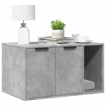 Cat Litter Box Enclosure – Concrete Grey Pet Furniture | HipoMarket