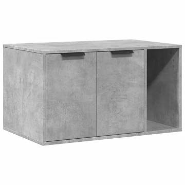 Cat Litter Box Enclosure – Concrete Grey Pet Furniture | HipoMarket