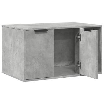 Cat Litter Box Enclosure – Concrete Grey Pet Furniture | HipoMarket