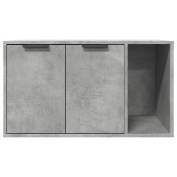 Cat Litter Box Enclosure – Concrete Grey Pet Furniture | HipoMarket