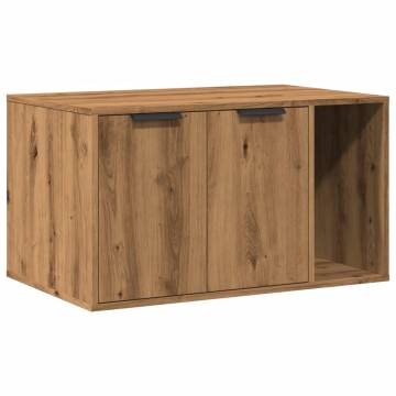 Cat Litter Box Enclosure in Artisian Oak - 80x50x45 cm