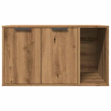 Cat Litter Box Enclosure in Artisian Oak - 80x50x45 cm