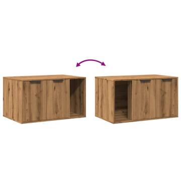 Cat Litter Box Enclosure in Artisian Oak - 80x50x45 cm