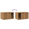 Cat Litter Box Enclosure in Artisian Oak - 80x50x45 cm