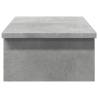 Monitor Stand Concrete Grey - 50x27x15 cm | Hipomarket UK