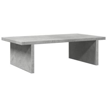 Monitor Stand Concrete Grey - 50x27x15 cm | Hipomarket UK