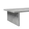 Monitor Stand Concrete Grey - 50x27x15 cm | Hipomarket UK