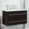  Bathroom Sink Cabinet with Built-in Basin Black Colour black Size 80 x 38.5 x 48 cm Quantity in Package 1 Model with faucet 