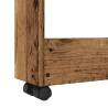 Narrow Storage Trolley 3 Tier | Old Wood Engineered Wood