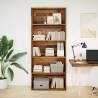 Book Cabinet Old Wood 80x30x189 cm | Engineered Wood Storage