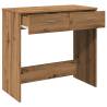 Stylish Artisian Oak Desk - Compact & Durable 80x40 cm