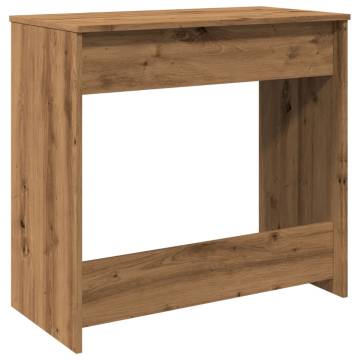 Stylish Artisian Oak Desk - Compact & Durable 80x40 cm