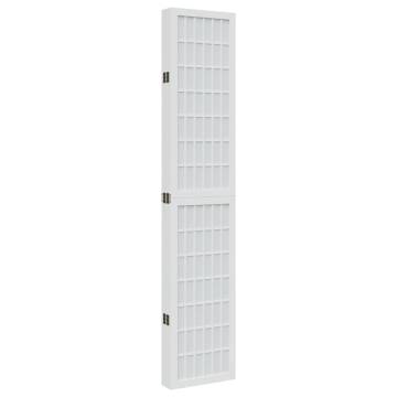 Elegant 6-Panel White Solid Wood Room Divider | HipoMarket