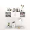 High Gloss White Wall Shelf - Stylish & Practical Storage