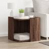 Cat Litter Box Enclosure - Brown Oak | Stylish & Functional