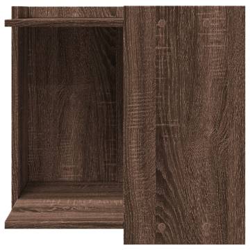 Cat Litter Box Enclosure - Brown Oak | Stylish & Functional