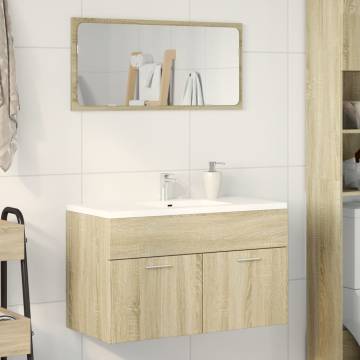 Sink Cabinet Sonoma Oak 80x38.5 cm | Stylish Storage Solution