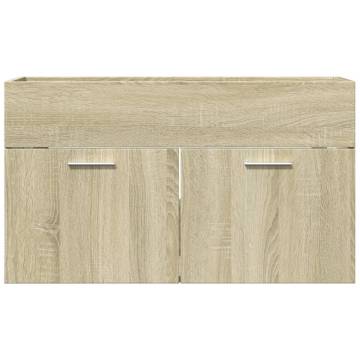 Sink Cabinet Sonoma Oak 80x38.5 cm | Stylish Storage Solution