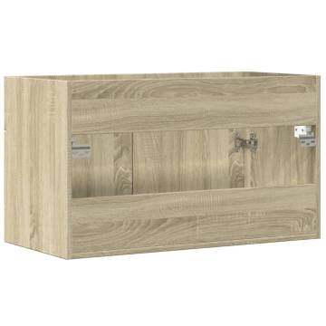 Sink Cabinet Sonoma Oak 80x38.5 cm | Stylish Storage Solution