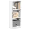  Bookcase White 40x24x109 cm Engineered Wood Colour white Quantity in Package 1 Height 109 cm Width 40 cm 