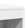 Stylish Cat Litter Box Enclosure - White Engineered Wood