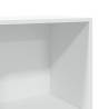 Stylish White Bookcase - 40x30x189 cm Engineered Wood