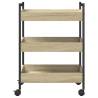 Kitchen Trolley Sonoma Oak - Stylish & Practical 50x30x70 cm