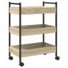 Kitchen Trolley Sonoma Oak - Stylish & Practical 50x30x70 cm