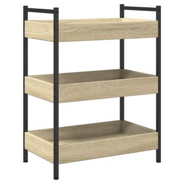 Kitchen Trolley Sonoma Oak - Stylish & Practical 50x30x70 cm