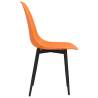 Stylish Orange Dining Chairs - Set of 2 | Hipomarket UK