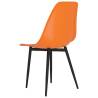 Stylish Orange Dining Chairs - Set of 2 | Hipomarket UK