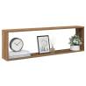  Wall Cube Shelves 2 pcs Artisan Oak 100x15x30 cm Engineered Wood Colour artisan oak Size 100 x 15 x 30 cm Quantity in Package 2 Number of Pieces 1 