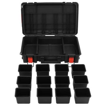 Portable Flight Case Black 56.5x34x16 cm - Durable & Secure