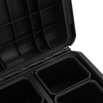 Portable Flight Case Black 56.5x34x16 cm - Durable & Secure