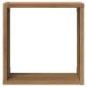 Wall Cube Shelves 4 pcs Artisan Oak | Hipomarket