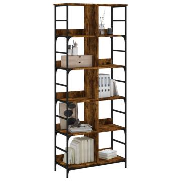 Bookshelf Smoked Oak - Stylish Storage Solution | HipoMarket