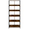 Bookshelf Smoked Oak - Stylish Storage Solution | HipoMarket