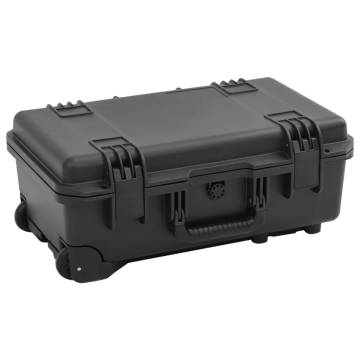 Portable Flight Case Black 55x35x22.5 cm - Heavy Duty Protection