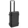 Portable Flight Case Black 55x35x22.5 cm - Heavy Duty Protection