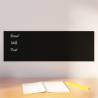  Wall-mounted Magnetic Board Black 60x20 cm Tempered Glass Colour black Size 60 x 20 cm Model without accessories 