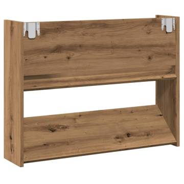 Wall Shoe Cabinet Artisan Oak - 80x18x60 cm | HipoMarket