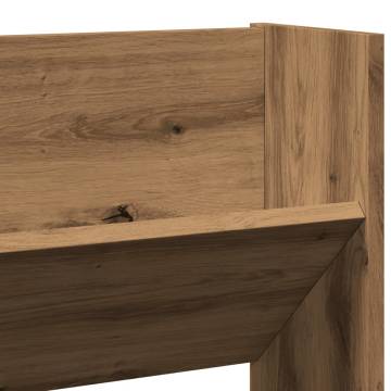 Wall Shoe Cabinet Artisan Oak - 80x18x60 cm | HipoMarket