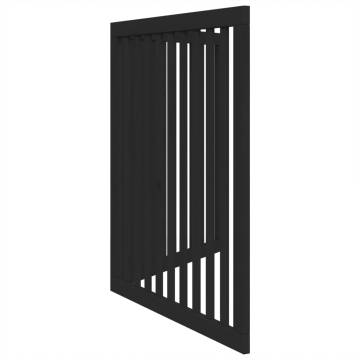 Foldable Dog Gate - 2 Panels Black | Safe & Easy to Use